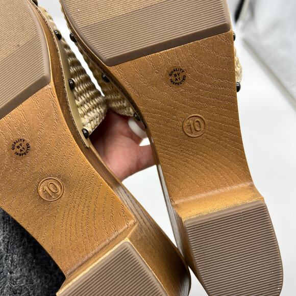 a.n.a Womens Robinson Heeled Sandals Natural Brown Size 10M - Picture 6 of 10